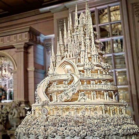 over 14 and 1 2 feet tall made by lenovellecake castle wedding cake wedding cakes castle cake
