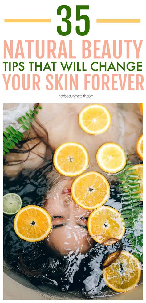 35 Best Natural Skincare Tips Ever Hot Beauty Health