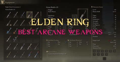 Top 10 Best Elden Ring Arcane Weapons For Both Pve And Pvp Elden Ring 1