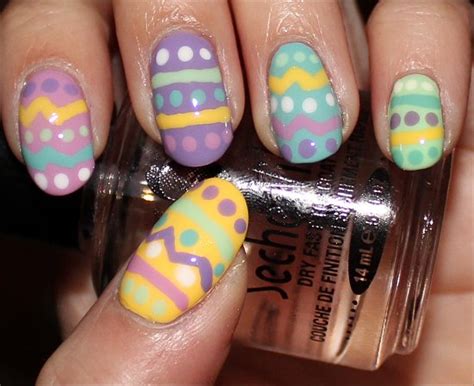 Nail Art Tutorial Easter Egg Nails Swatch And Learn