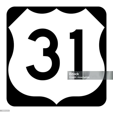 Usroute 31schild Stock Vektor Art Und Mehr Bilder Von Alt Alt