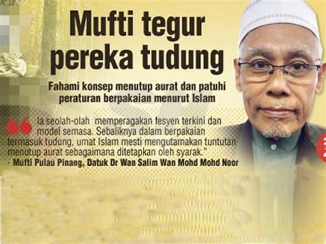 Juga bertujuan melahirkan rasa gembira. Tudung FAREEDA : Teguran Mufti Buat Wanita² Bertudung ...