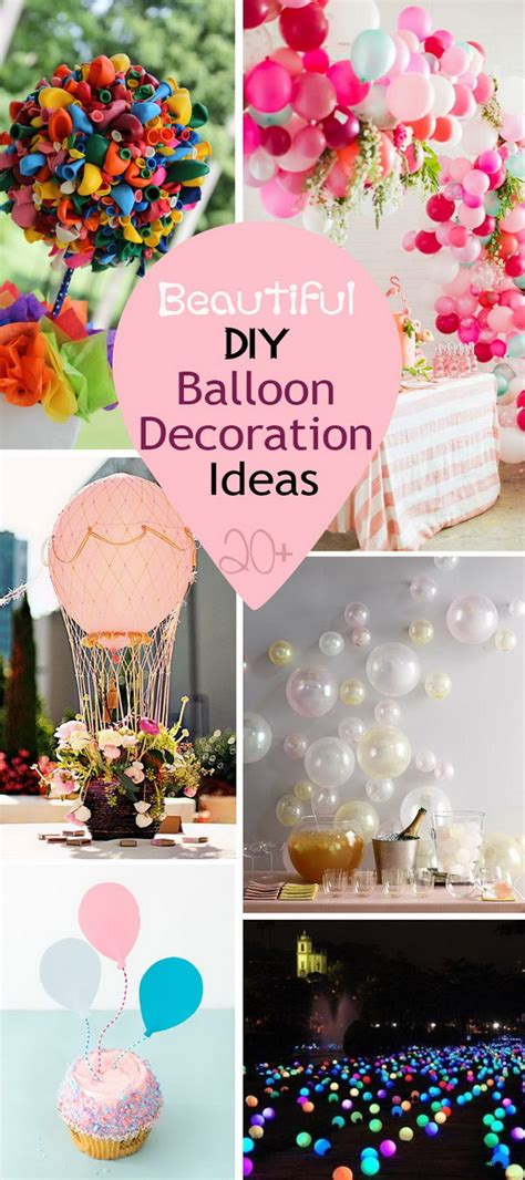 This helps them decide what to wear, what to choose. 20+ Beautiful DIY Balloon Decoration Ideas