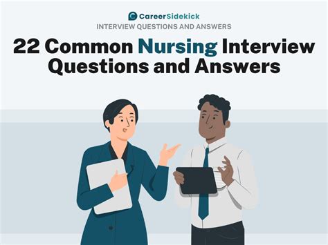 22 Common Nursing Interview Questions And Answers Career Sidekick
