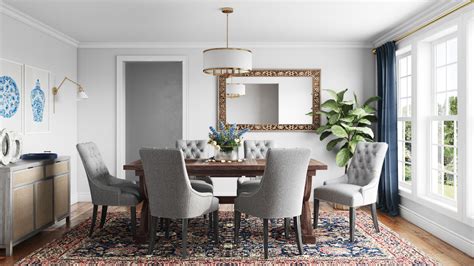 Classic Traditional Transitional Dining Room By Rachel Havenly