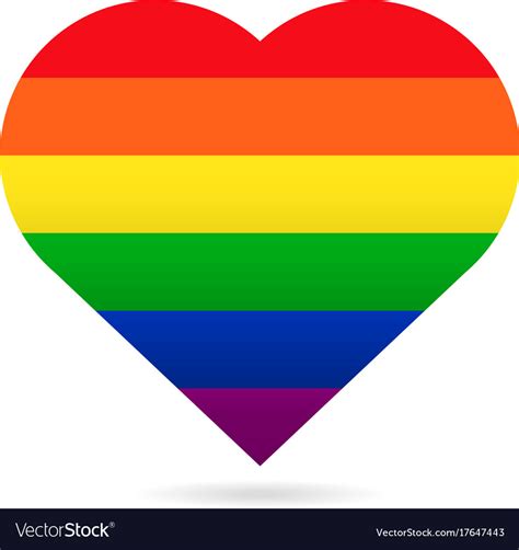 Pride Lgbt Flag Heart Icon Lesbian Gay Bisexual Transgender Concept My Xxx Hot Girl