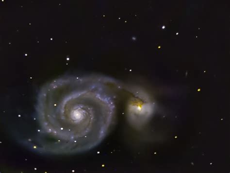 Whirlpool Galaxy M51 Desert Astro