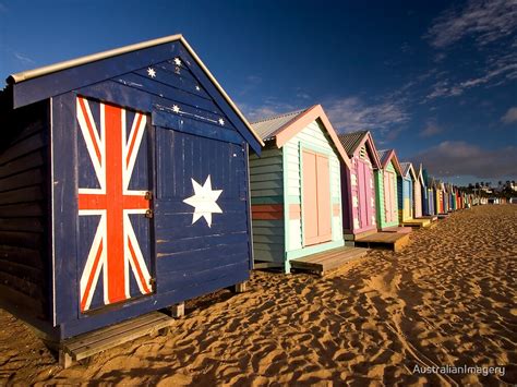 Brighton Beach Huts By Australianimagery Redbubble