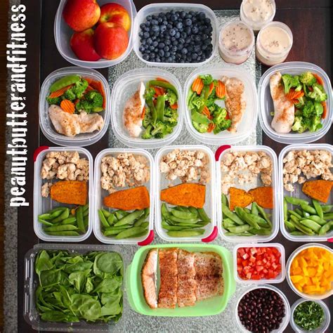 Meal Prep Peanut Butter And Fitness