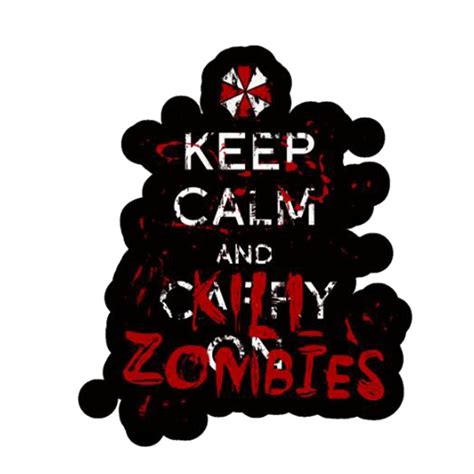 Keep Calm And Kill Zombies Pin In Pins And Badges From Home And Garden On