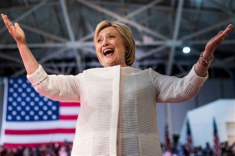 Clinton Celebrates Victory Declaring ‘weve Reached A Milestone The Washington Post