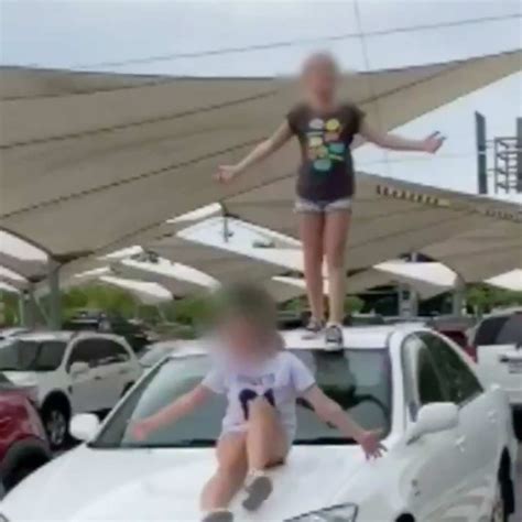 Two 9 Year Old Girls Terrorize Australian Shopping Center Old Girl 9