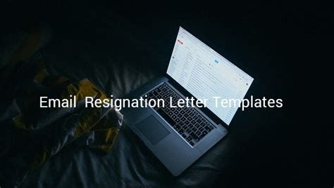 Email Resignation Letter Template 9 Free Word Excel Pdf Format