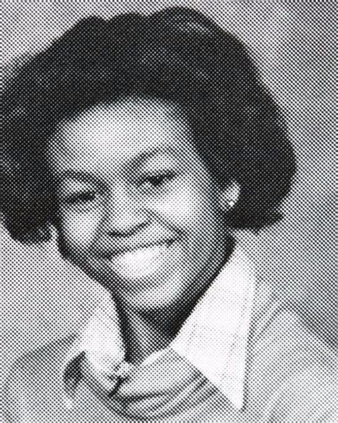 Rare Yearbook Photos Of Michelle Obama From Young Magnet High School