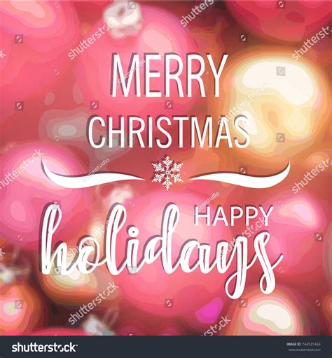 Happy Holidays Vector Text Background Holidays Stock Vector Royalty