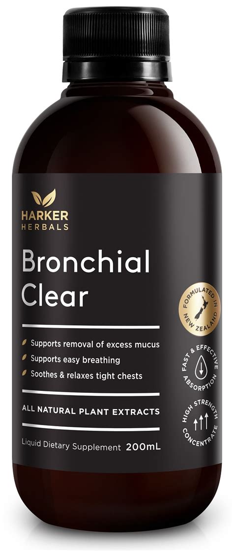 Harker Herbals Bronchial Clear 200ml Be Well Harker Herbals