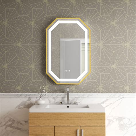 4 Special Octagon Shape Bathroom Led Mirror Winer Mandg Bathroom Supplies