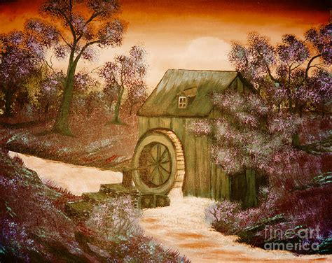 Rosss Watermill Painting By Barbara A Griffin Fine Art America