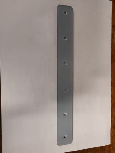 2x Metal Grey Coated Joining Strips Diy 30mm X 1025cm X 3mm