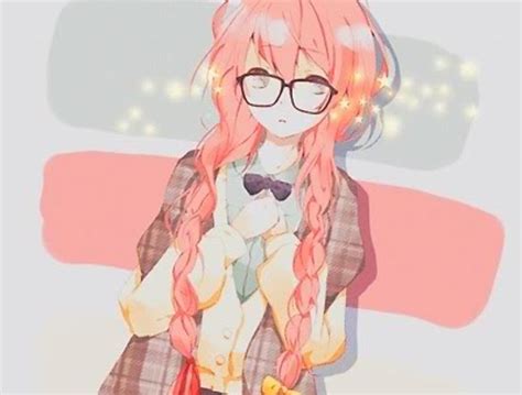 Kawaii Anime Girl With Peach Hair