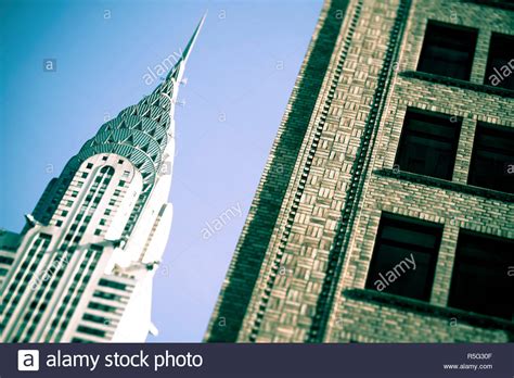 The 1930s Art Deco Architecture Of The Chrysler Building New York