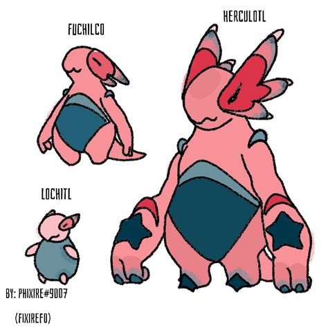 Axolotl Fakemon Concept Art By Phixire On Deviantart