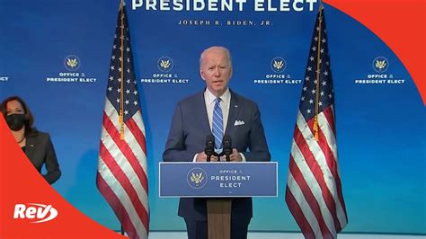 Historians have noted his speech had only 833 words. Joe Biden Speech Transcript on COVID-19 Economic Recovery ...