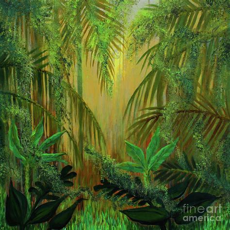 Jungle Memory Painting By Sandra Francis Pixels