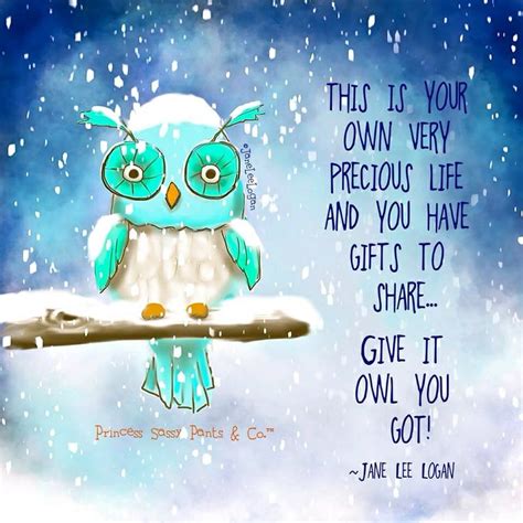 Inspirational Quotes With Owls Quotesgram
