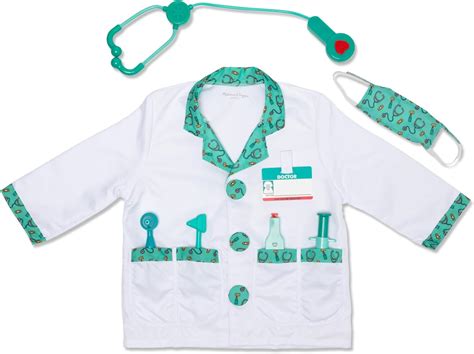 Melissa And Doug Doctor Role Play Costume Dress Up Set 7 Pieces Amazonca
