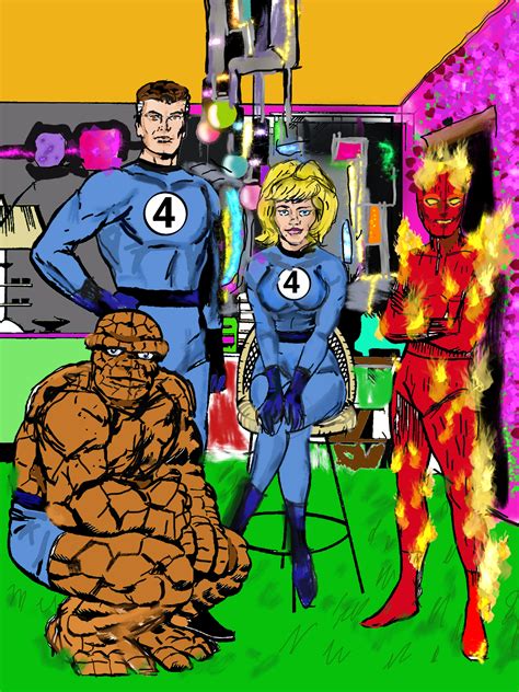 Fantastic Four Kirby Tribute By Theaven On Deviantart