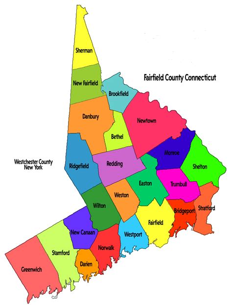 Map Of Fairfield County Ct Campus Map