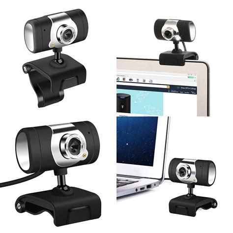 Ready StocksHD Webcam USB Computer Camera With Mic Widescreen Video