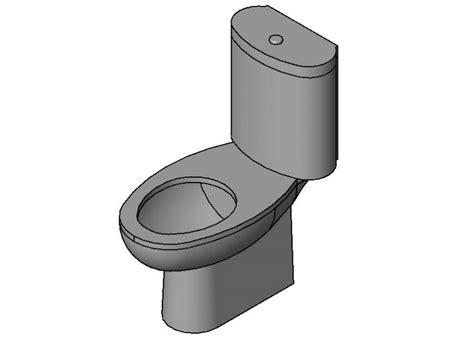 Sitting Toilet Detail 3d Model Cad Sanitary Block Layout Autocad File