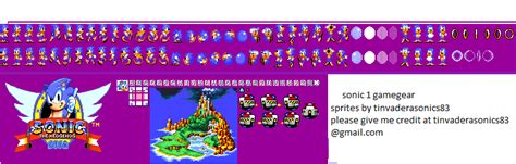 Sonic 1 Gamegear Sprite Sheet By Tinvaderasonics83 On Deviantart