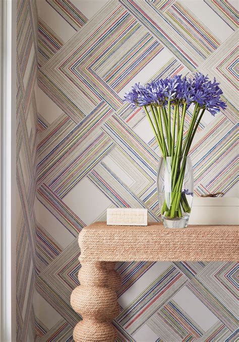 Telaio From Modern Resource 2 Collection Thibaut Wallpaper Bright