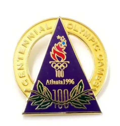 Atlanta 1996 Centennial Olympic Games 100 Years Olympics Enamel Pin