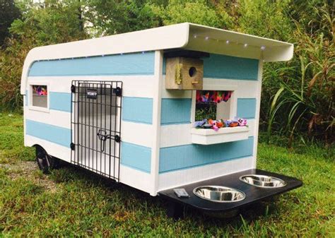This dog 'house' is a great example. Canine Camper Medium | Etsy #caninecrates | Dog house diy ...
