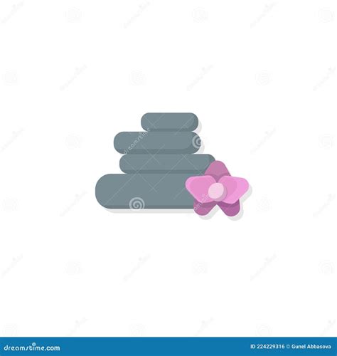 Hot Stone Massage Clipart Hot Stone Massage Isolated Simple Clipart Stock Vector Illustration