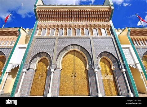 Royal Palace Of Fes Morocco Stock Photo Alamy