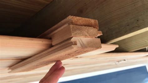 Freeman recently installed our new inland cedar tongue and groove on derek's porch ceiling, and also made shutters for the windows. Installing Cedar Tongue and Groove Porch Ceiling - YouTube