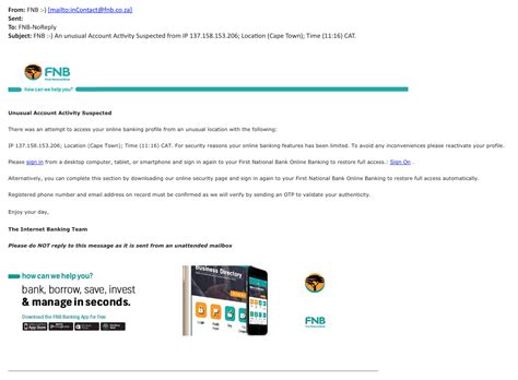 Vgt / 0091 our ref : Fraud Types - Security Center - FNB