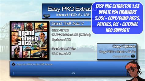 Easy Pkg Extractor 103 Update Ps4 Firmware 505 Copydump Pkg