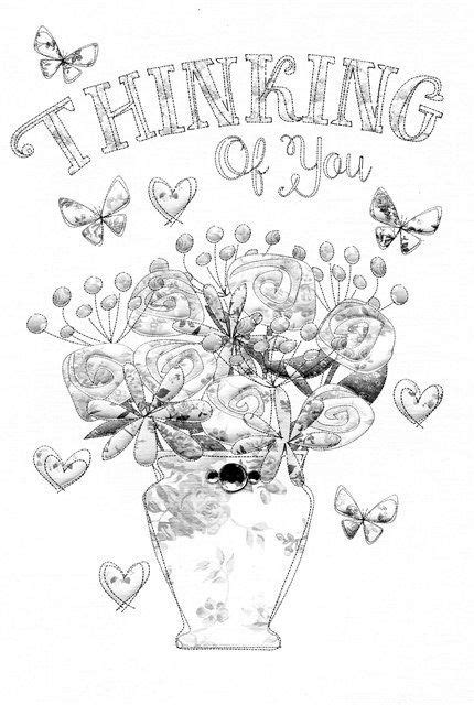 Thinking Of You Coloring Cards Coloring Pages