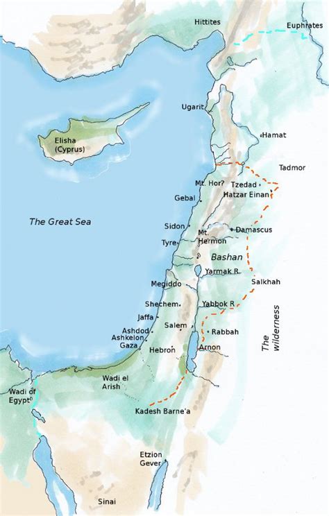 Abraham Promised Land Map