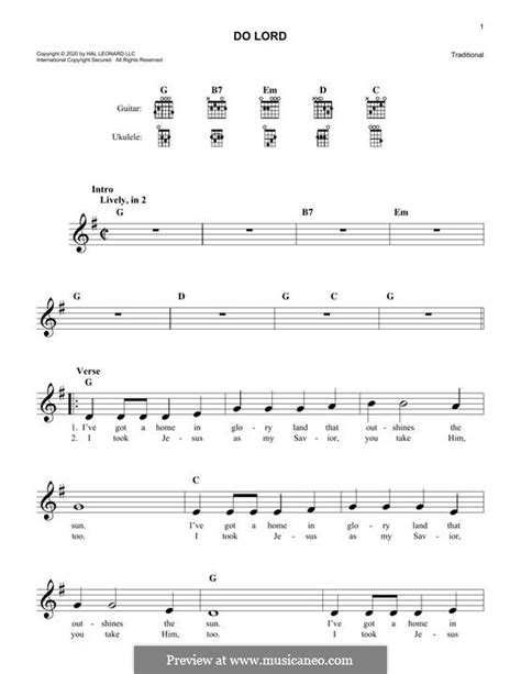 Do Lord Remember Me By Folklore Sheet Music On Musicaneo