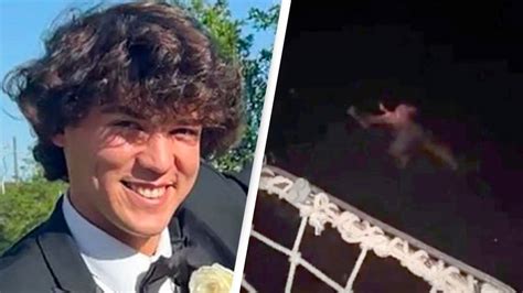 Cameron Robbins Friends Of Missing Teen Tried To Stop Him From Jumping Off Cruise Ship