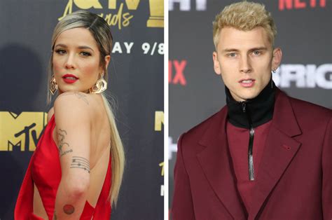 We have details about machine gun kelly's dating timeline, including the rapper's girlfriend in 2017. Halsey Debunks Machine Gun Kelly Dating Rumors