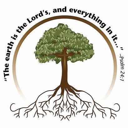 Tree Clipart Roots Cross Earth Clip Psalm