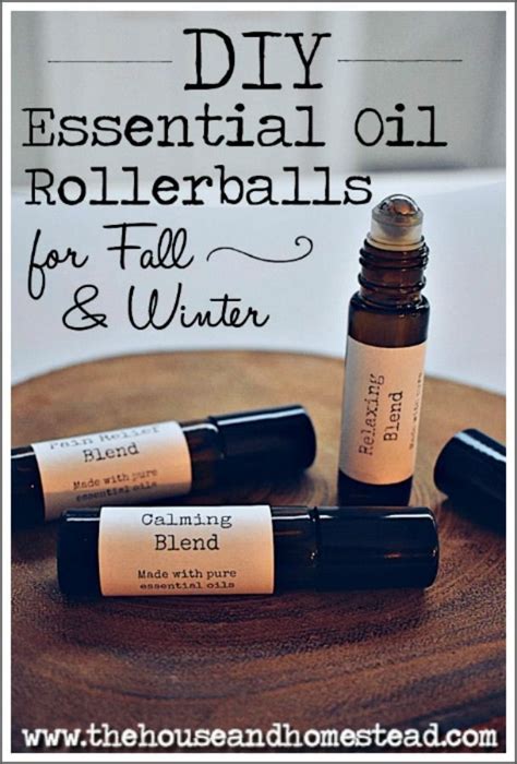 Diy Essential Oil Rollerballs For Fall And Winter Fall Essential Oils
